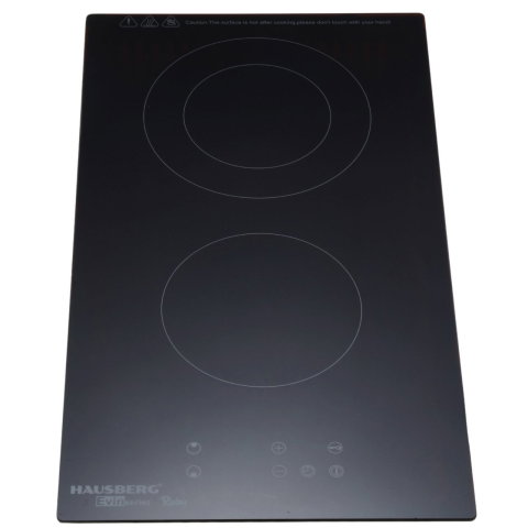 Electrocasnice & Climatizare - Plita incorporabila Hausberg HB-1536, Vitroceramica, 2 zone de gatit, 9 trepte de putere, 3200 W