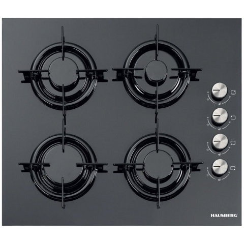 Electrocasnice & Climatizare - Plita incorporabila Hausberg HB-563, Gaz, 4 arzatoare