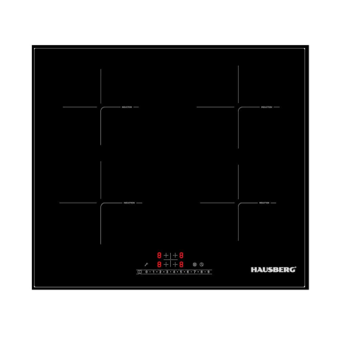 Electrocasnice & Climatizare - Plita incorporabila Hausberg HB1535, Electrica, Inductie, 4 zone de gatit, PowerBoost, 60 cm