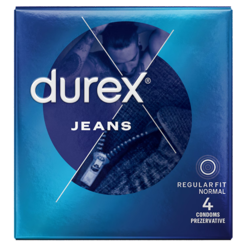 Ingrijire Personala & Cosmetice - Prezervative Durex Jeans, 4 buc