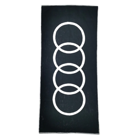 Casa, Gradina & Bricolaj - Prosop Audi Sport Move, 70 x 150 cm, Negru, 100% bumbac, 18487, 1 buc
