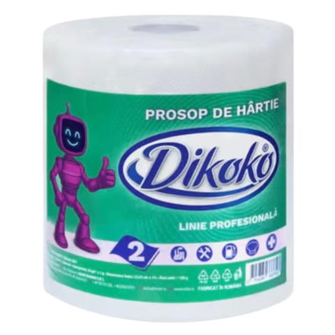 Curatenie & Intretinere - Prosop de hartie Dikoko, 2 straturi, 65 m