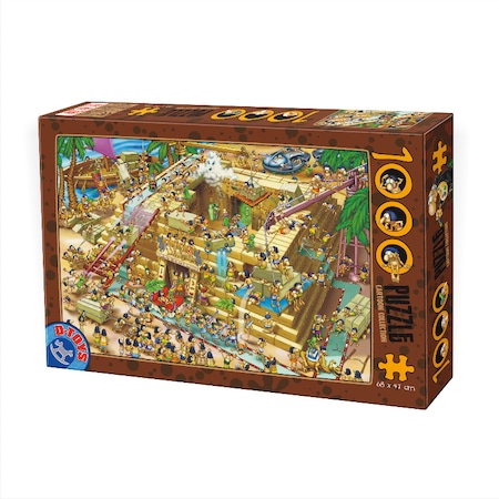 Jocuri - Puzzle Cartoon Collection Piramida 1000 piese
