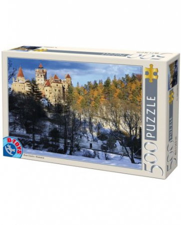 Jocuri - Puzzle Romania 500 de piese BRAN CASTLE