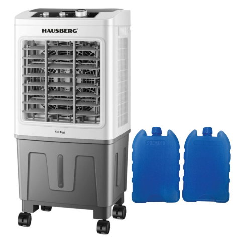 Electrocasnice & Climatizare - Racitor de aer portabil Hausberg HB-5961AB, 75W, rezervor 20L, 3 viteze