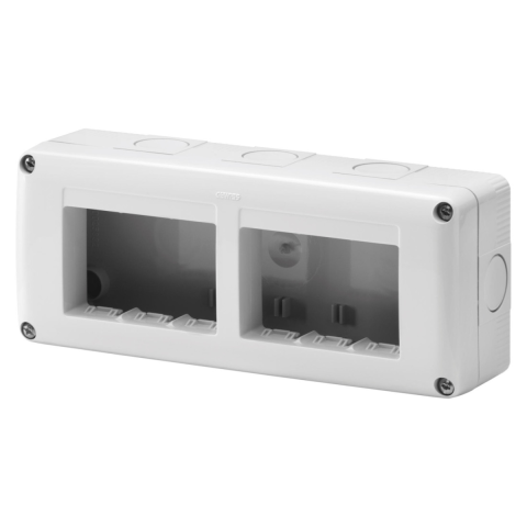 Accesorii prize si intrerupatoare - Rama Aplicata pe tencuiala Gewiss, 6 module GW27005, montaj aplicat, 1 buc