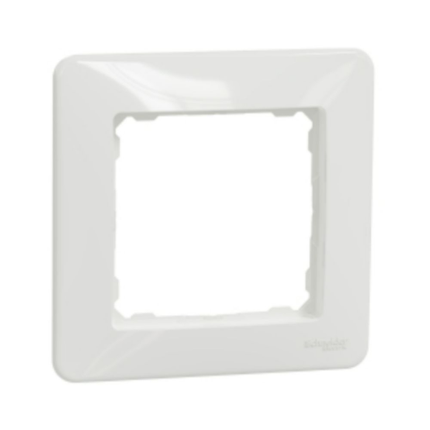 Accesorii prize si intrerupatoare - Rama simpla alba Sedna Design Schneider SDD311801, 1 buc