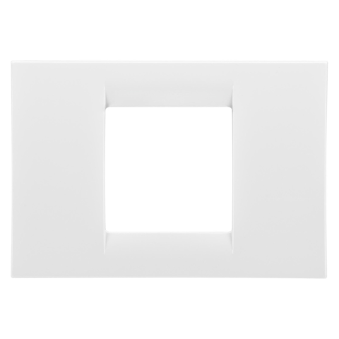 Accesorii prize si intrerupatoare - Rama Virna Gewiss GW22102, alb, 2 module, 1 buc