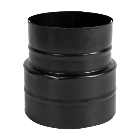 Sanitare - Reductie burlan pentru soba, 120mm, ø130mm, Gri Mat