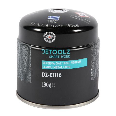 Sport & Travel - Rezerva gaz Detoolz 190g, cu valva