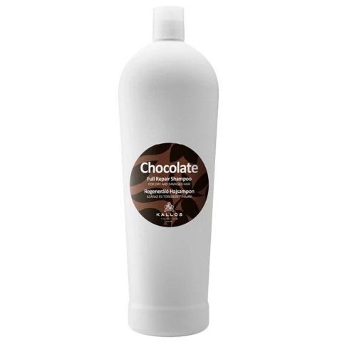 Sampon - Sampon Kallos Chocolate pentru par uscat sau degradat, 1000 ml