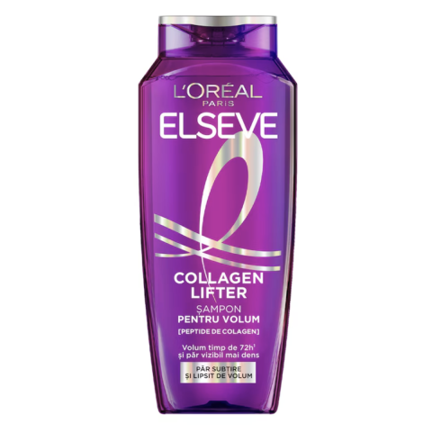 Sampon - Sampon L'Oreal Paris Elseve Collagen Lifter, pana la 72H volum, 400 ml