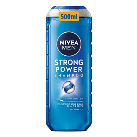 Ingrijire Personala & Cosmetice - Sampon Nivea Men Strong Power Sea Minerals, 500 ml