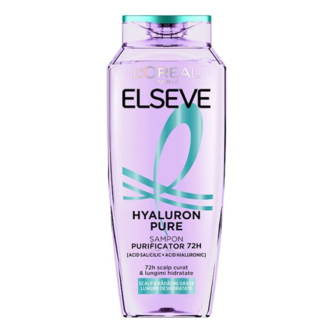 Ingrijire Personala & Cosmetice - Sampon purificator 72 h Elseve Hyaluron Pure, 400 ml