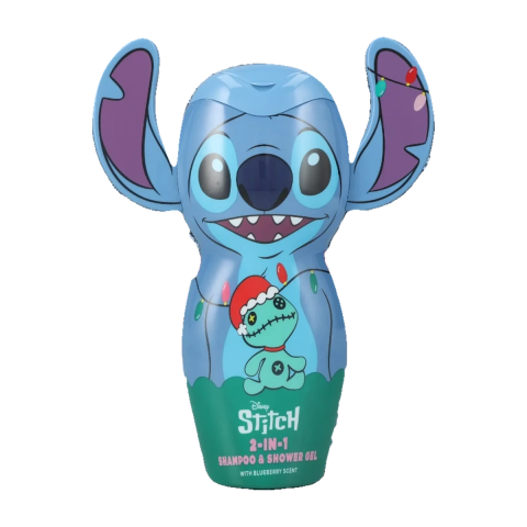 Sampon si balsam copii - Sampon si gel de dus pentru copii Stitch Blueberry, 300 ml