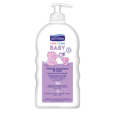 Ingrijire Personala & Cosmetice - Sampon si gel de dus, Septona, Calm n' Care, Cu Sunatoare si Lavanda, 500 ml