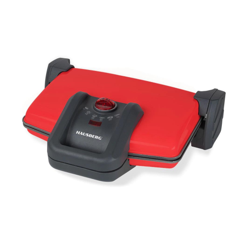 Sandwich-maker - Sandwich-maker Hausberg HB631RS, 1600-1800 W, Placi antiaderente
