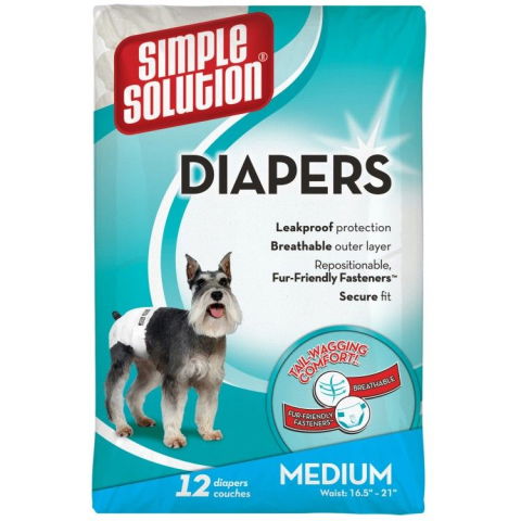 Pet Shop - SCUTECE CATEI SIMPLE SOLUTION, TALIE MEDIE, 12 BUC