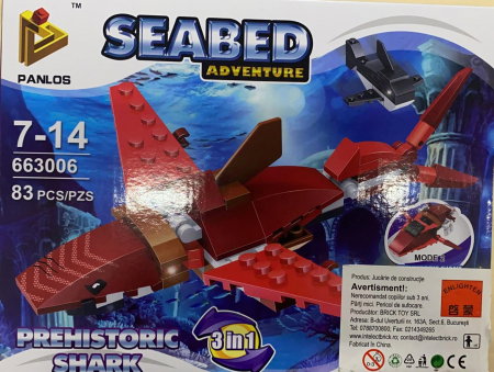 Jocuri - Seabed Adventure Prehistoric Shark Set lego creaturi subacvatice