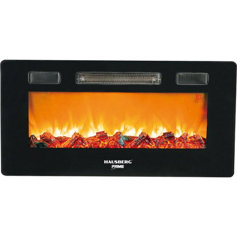 Electrocasnice & Climatizare - Semineu electric de perete Hausberg HB-8225, 1800 W