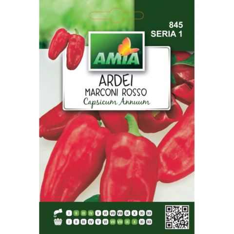 Casa, Gradina & Bricolaj - Seminte de ardei Marconi Rosso Amia, 2 g