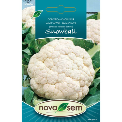 Casa, Gradina & Bricolaj - Seminte de conopida Snowball Novasem, 0,6 g