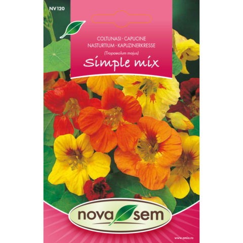 Casa, Gradina & Bricolaj - Seminte de flori Coltunasi inalti simpli amestec Novasem, 1,5 g