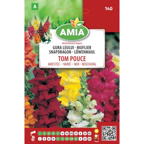 Casa, Gradina & Bricolaj - Seminte de flori gura leului Tom Pouce amestec 0,5 g