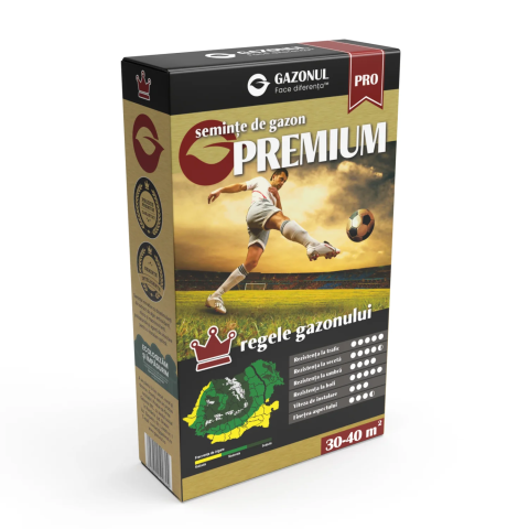 Casa, Gradina & Bricolaj - Seminte de gazon Premium tip sport cu rezistenta la trafic, boli si seceta, 0.75 KG