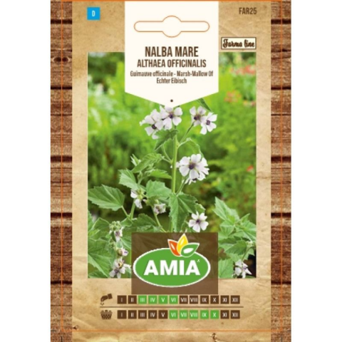Casa, Gradina & Bricolaj - Seminte de Nalba mare, Amia Farma Line, Althaea officinalis