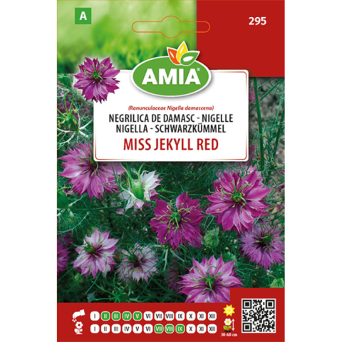 Casa, Gradina & Bricolaj - Seminte de Negrilica de Damasc - Miss Jekyll Red Amia, 2 g
