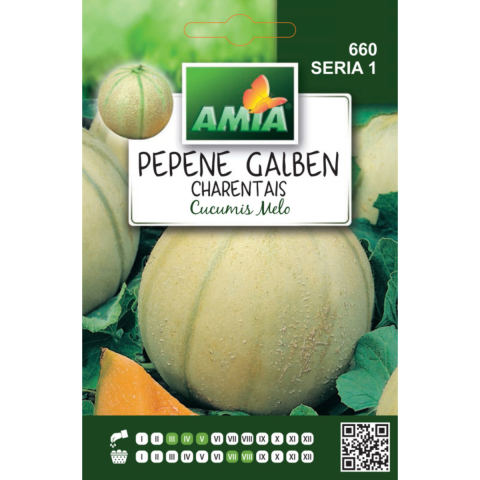 Bulbi, seminte si rasaduri - Seminte de pepene galben Amia Charentais, 2 g