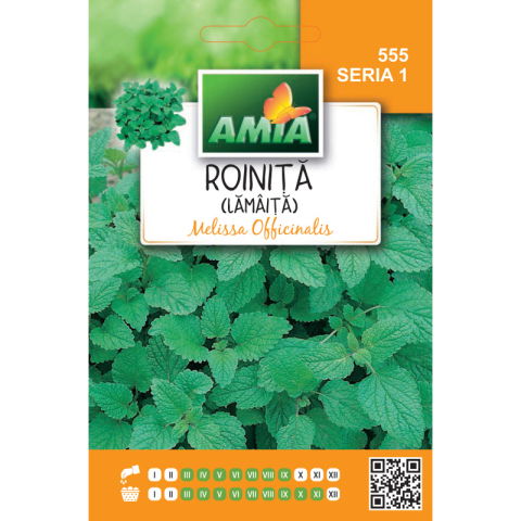 Casa, Gradina & Bricolaj - Seminte de roinita, melissa officinalis Amia, 0,5 g