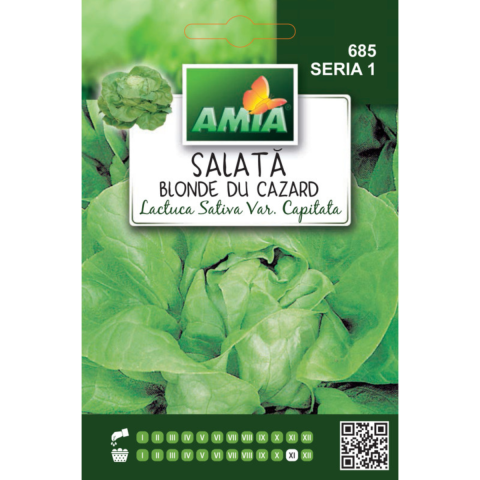 Casa, Gradina & Bricolaj - Seminte de salata Amia Blonde du Cazard, 2 g