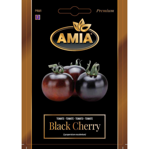 Casa, Gradina & Bricolaj - Seminte de tomate premium Amia Black Cherry, 0.20 g