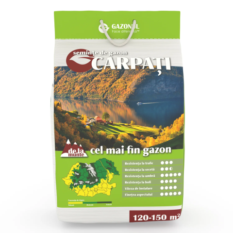 Casa, Gradina & Bricolaj - Seminte Gazon Carpati, cu frunza subtire, pentru zone cu umbra, 3 KG