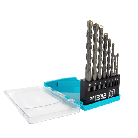 Casa, Gradina & Bricolaj - Set burghie Detoolz pentru beton 8 bucati G01