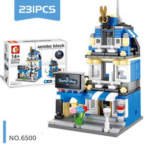 Jocuri - Set constructie, Barber Shop, 231 piese