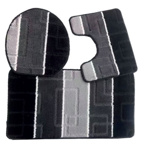 Textile & Covoare - Set covorase baie Hausberg, 3 piese, HB-H436GR