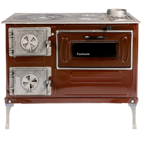 Cazane combustibil solid, sobe si semineuri - Soba pe lemne 6.7kW Fantazia, cos dreapta