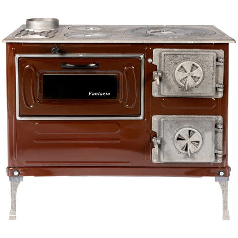 Cazane combustibil solid, sobe si semineuri - Soba pe lemne 6.7kW Fantazia, cos stanga