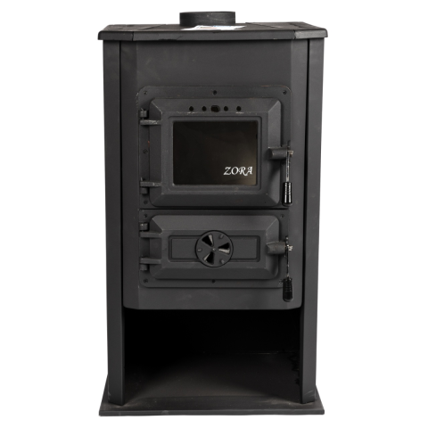 Cazane combustibil solid, sobe si semineuri - Soba pe lemne 8.9kW Zora, cos central