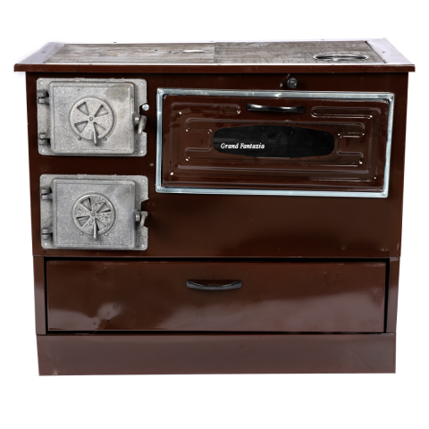 Cazane combustibil solid, sobe si semineuri - Soba pe lemne 9kW Grand Fantazia, cos dreapta