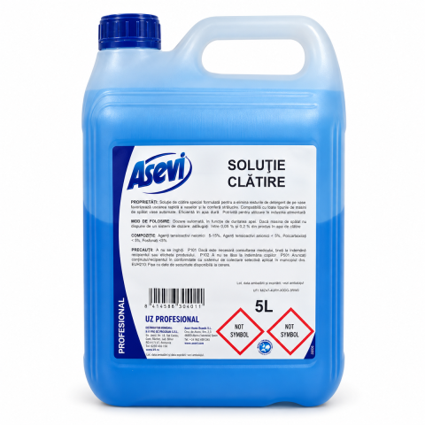 Produse Curatenie - Solutie clatire vase Asevi Profesional, 5L