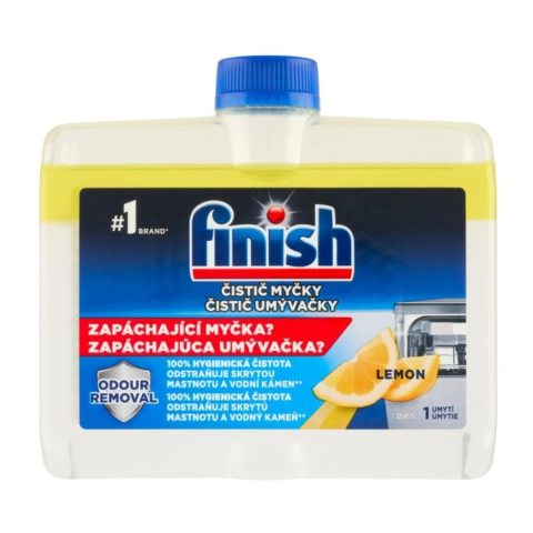 Casa, Gradina & Bricolaj - Solutie De Curatare Masina Spalat Vase Finish Lemon, 250 ml