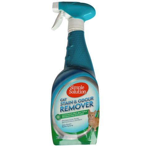 Igiena animale de companie - SOLUTIE PETE SI MIROSURI PT PISICA, SIMPLE SOLUTION, 750 ML