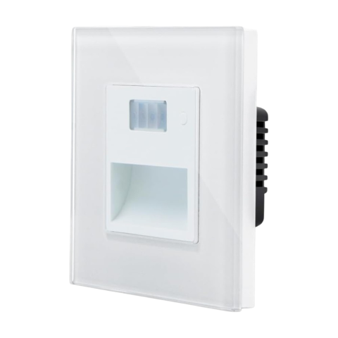 Casa, Gradina & Bricolaj - Spot LED Scara Cu Senzor Din Sticla,ALB 1.5w, 1800k-7500k, 1 buc