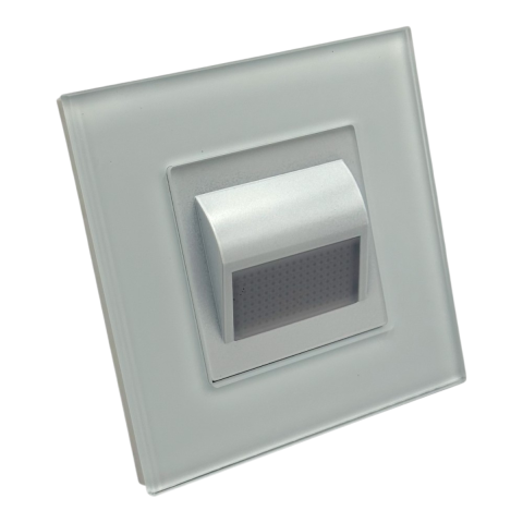 Spoturi - Spot LED Scara Din Sticla,ALB 1w, 4000k, Lumina Neutra, SPN1426, 1 buc