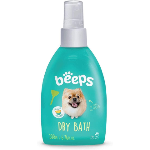 Pet Shop - Spray Beeps Pentru Spalare Uscata, Aroma Pepene Galben, Caini&pisici, 200 ML