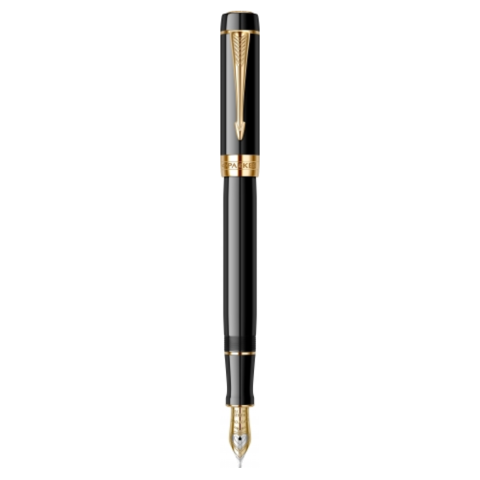 Birotica & Papetarie - Stilou Centennial 18k Nib Parker Duofold, Classic Black Gt